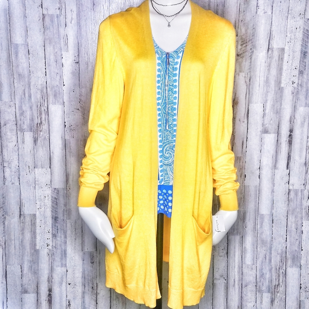 Maison Jules | Long Open Front Cardigan/Duster